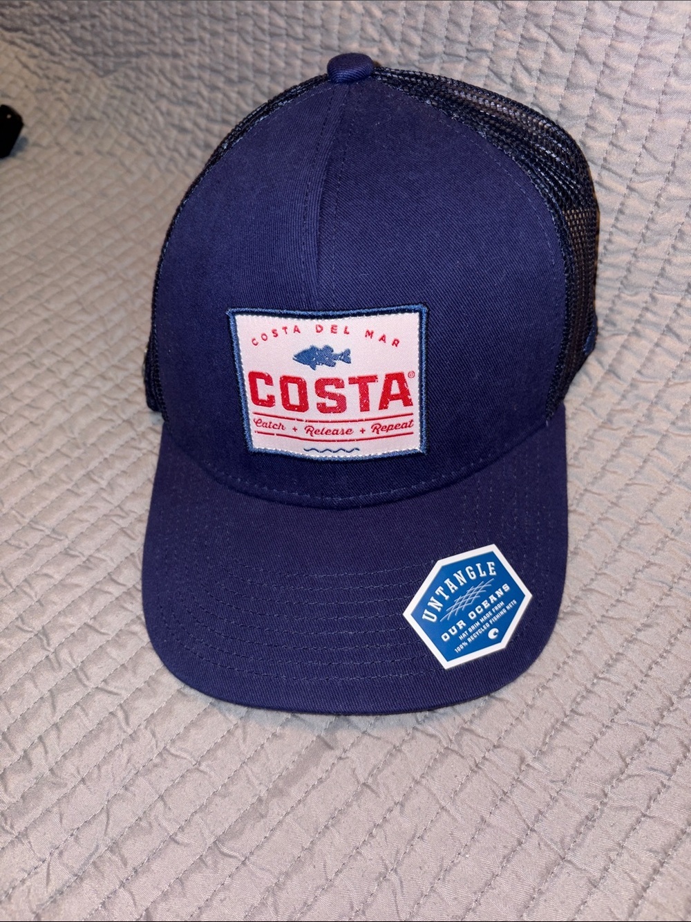 COST Del Mar Hat Cap catch release repeat NWT adjustable